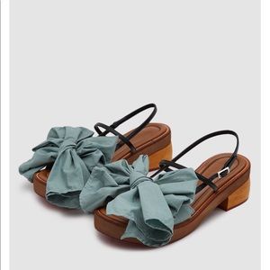 Marni Bow Sandal Waterfall Size 38 Slingbacks